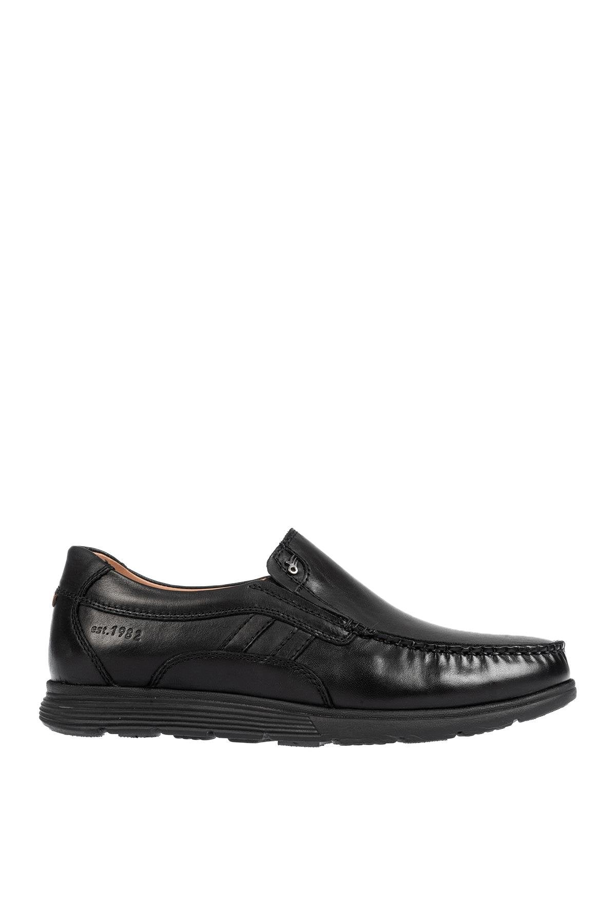 Dr.Flexer 305002 HAKİKİ DERİ ERKEK COMFORT AYAKKABI SİYAH