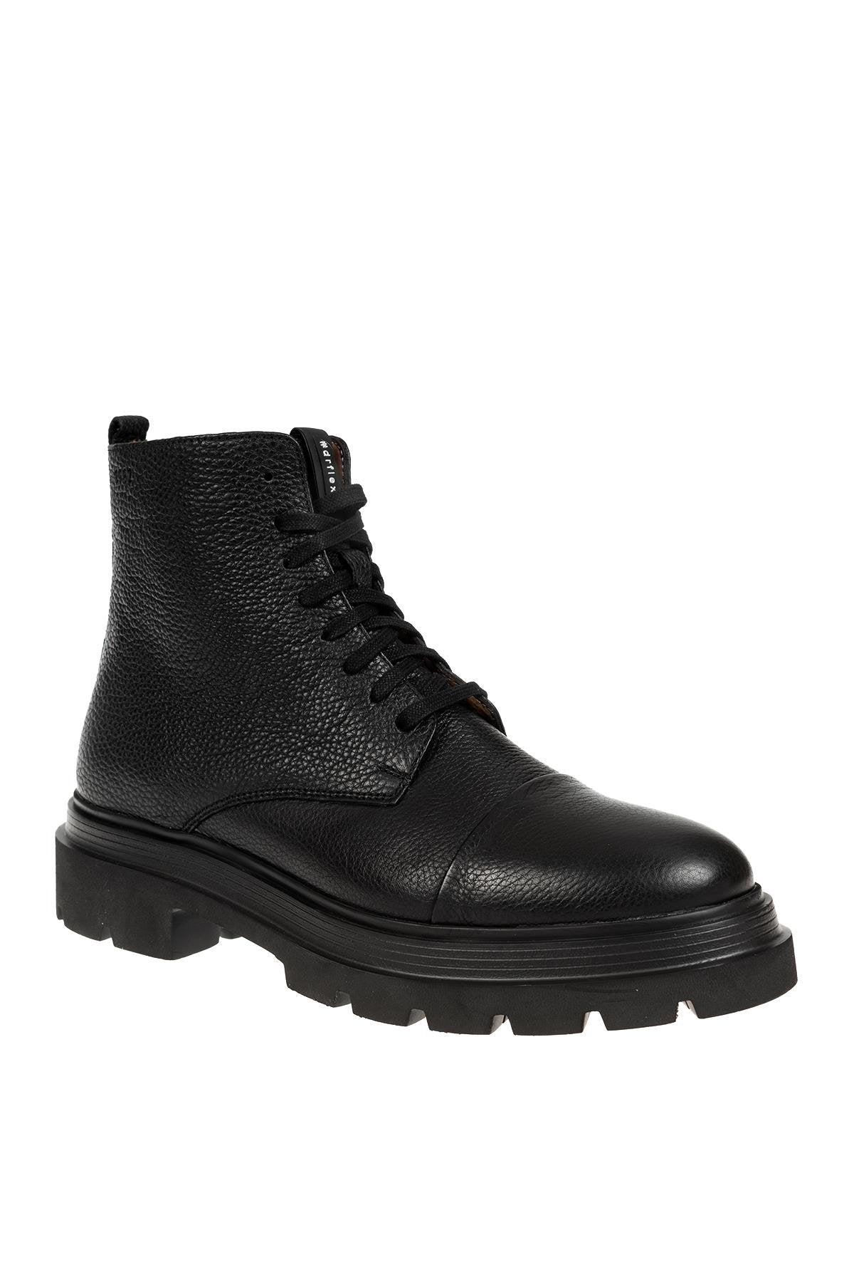 Dr.Flexer 399001 HAKİKİ DERİ ERKEK COMFORT BOT SİYAH