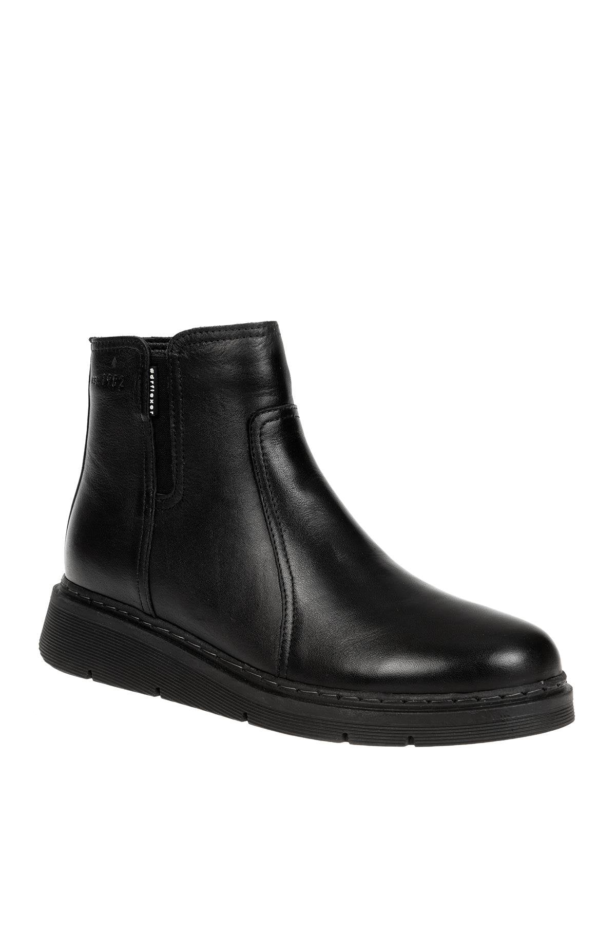 Dr.Flexer 197901 HAKİKİ DERİ KADIN COMFORT BOT SİYAH