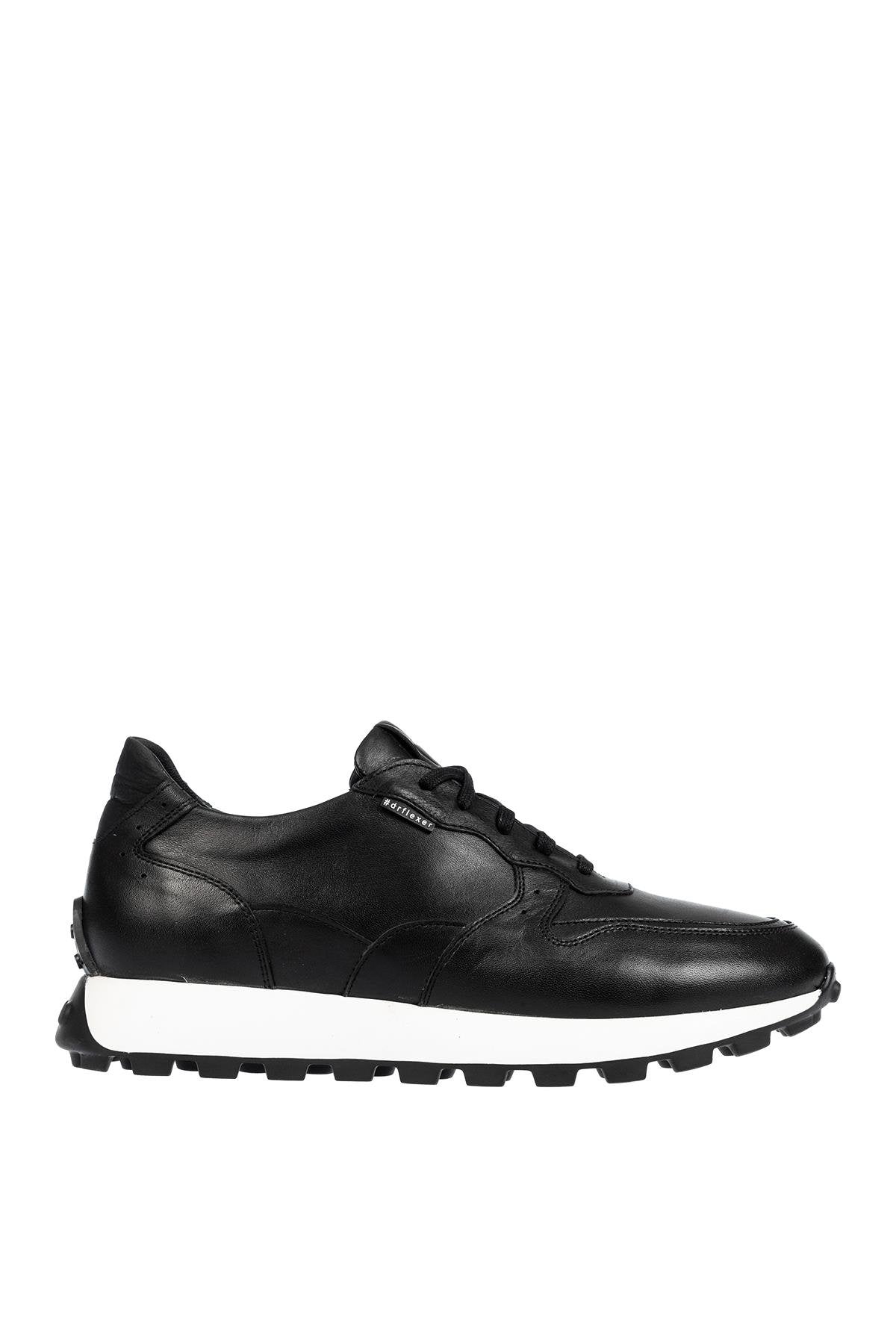 Dr.Flexer 222401 HAKİKİ DERİ ERKEK COMFORT AYAKKABI SİYAH