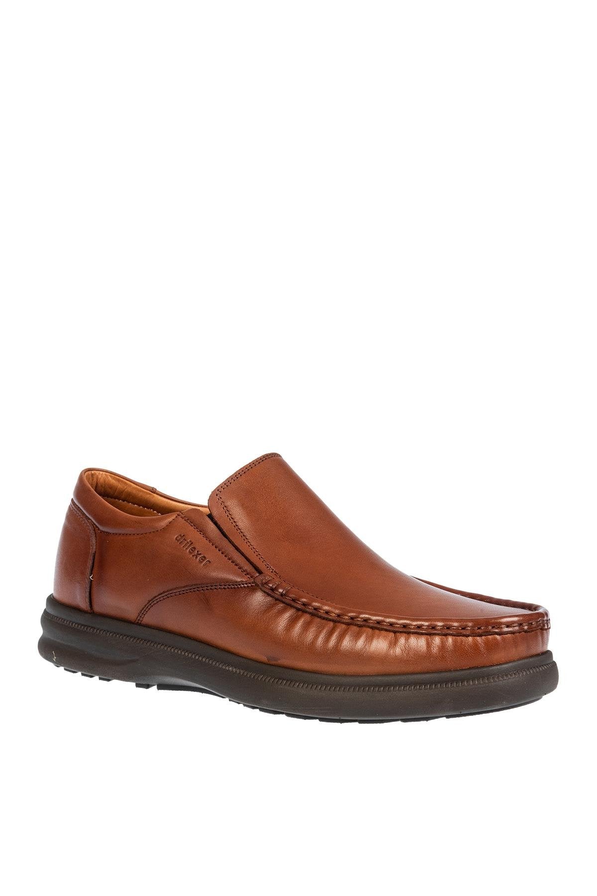 Dr.Flexer 020605 HAKİKİ DERİ ERKEK COMFORT AYAKKABI TABA