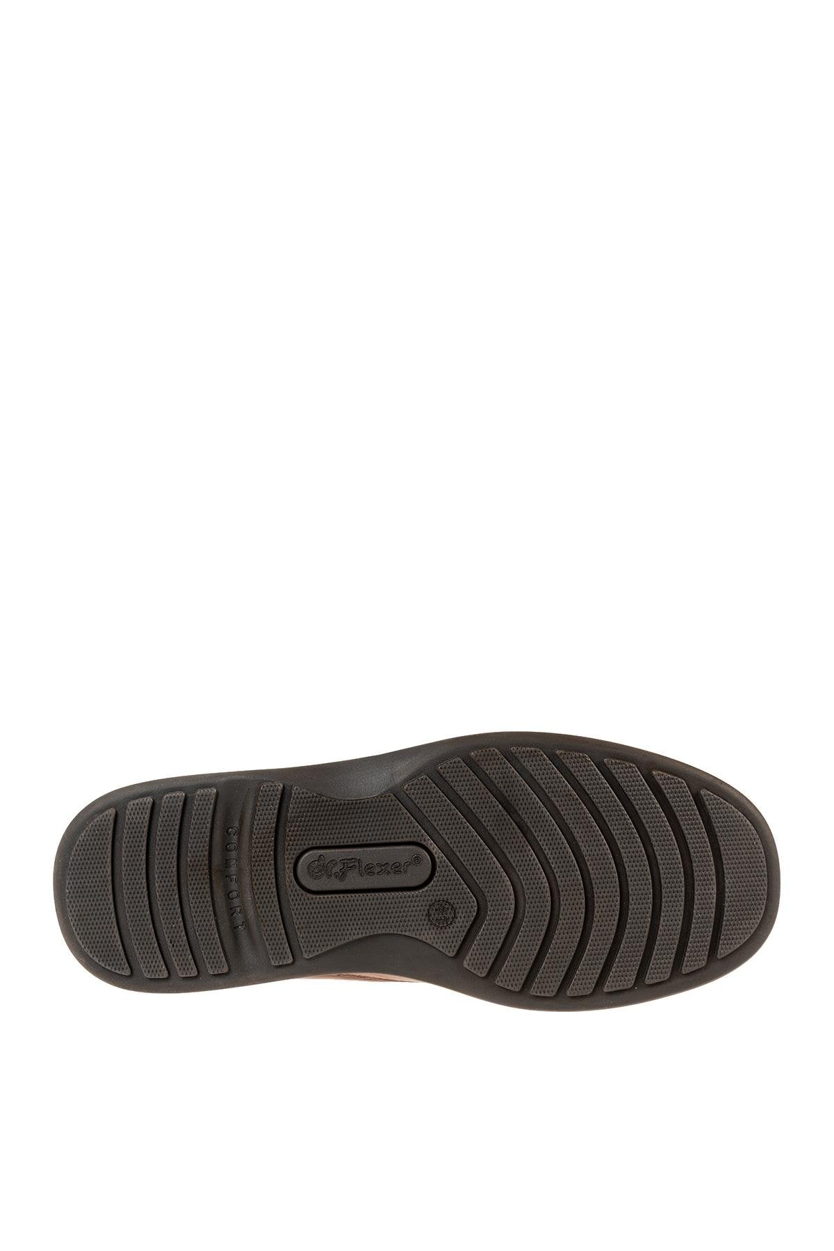 Dr.Flexer 020605 HAKİKİ DERİ ERKEK COMFORT AYAKKABI TABA