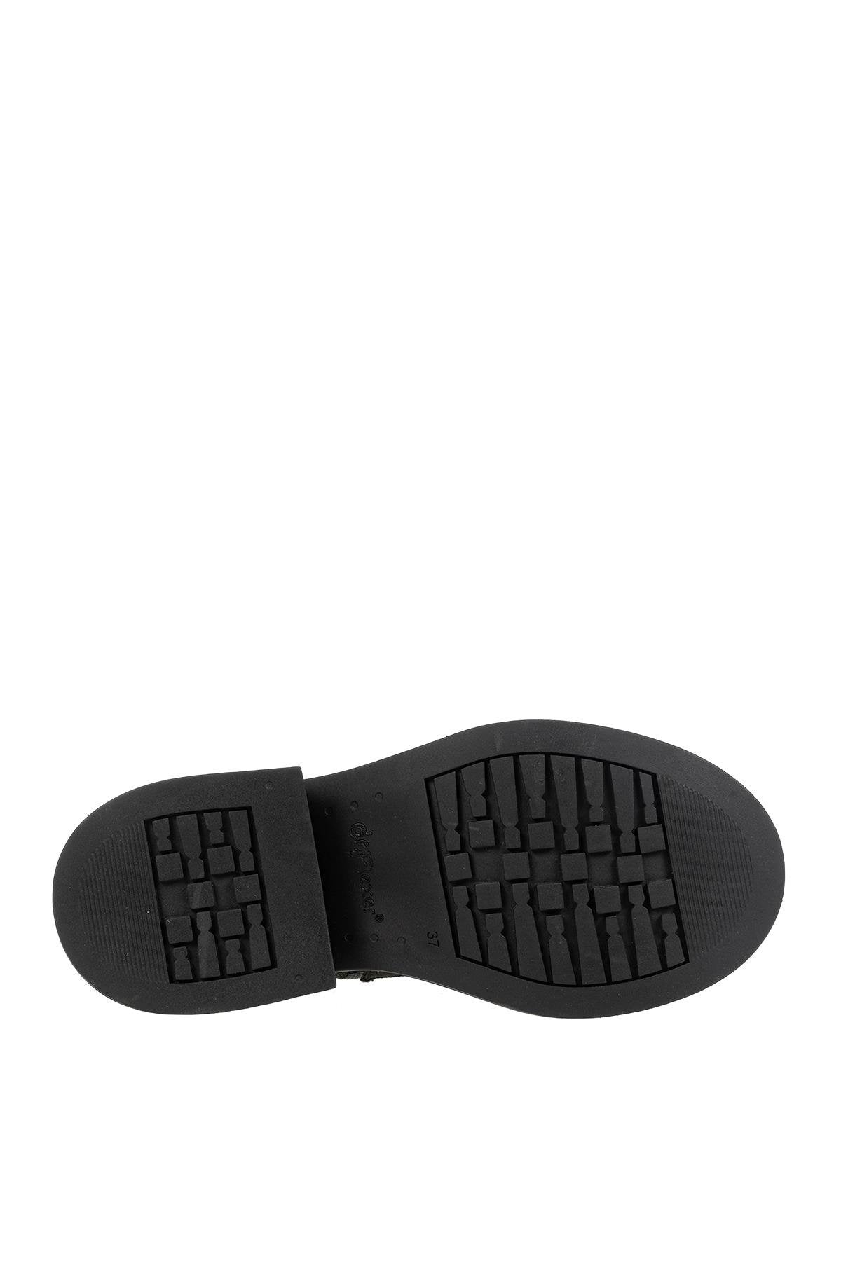 Dr.Flexer 676101 HAKİKİ DERİ KADIN COMFORT BOT YEŞİL SÜET
