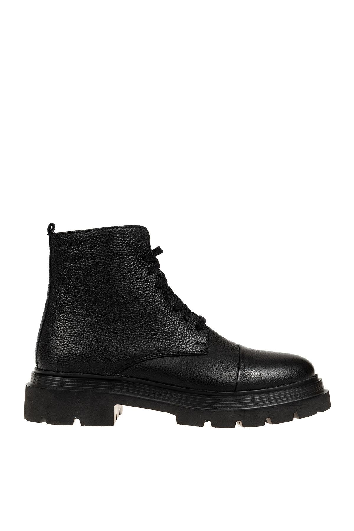 Dr.Flexer 399001 HAKİKİ DERİ ERKEK COMFORT BOT SİYAH