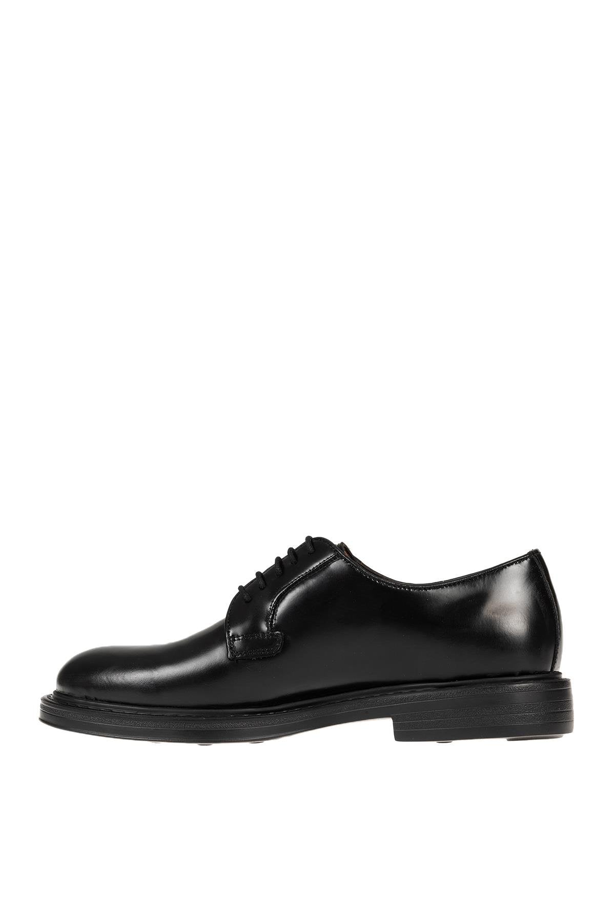 Dr.Flexer 099002 HAKİKİ DERİ ERKEK COMFORT AYAKKABI SİYAH AÇMA