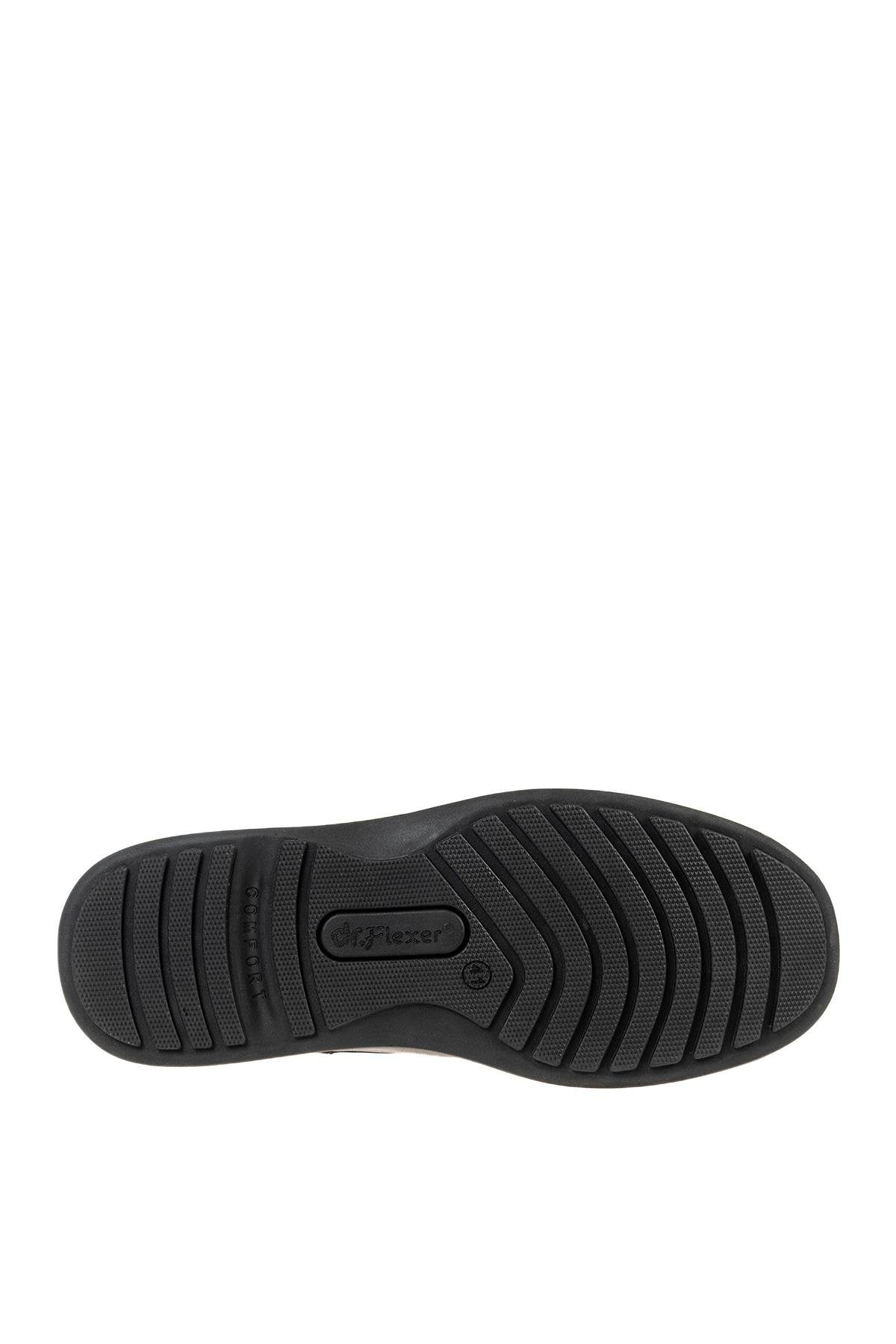 Dr.Flexer 020610 HAKİKİ DERİ ERKEK COMFORT AYAKKABI SİYAH