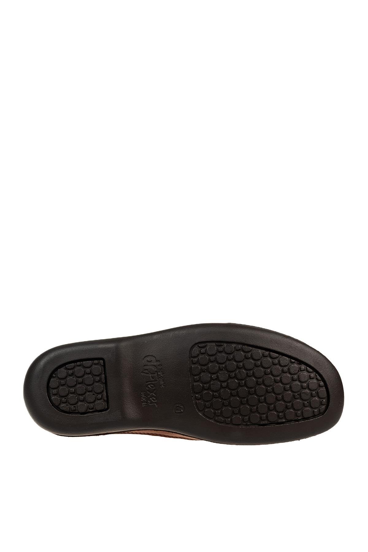Dr.Flexer 816613 HAKİKİ DERİ ERKEK COMFORT AYAKKABI TABA
