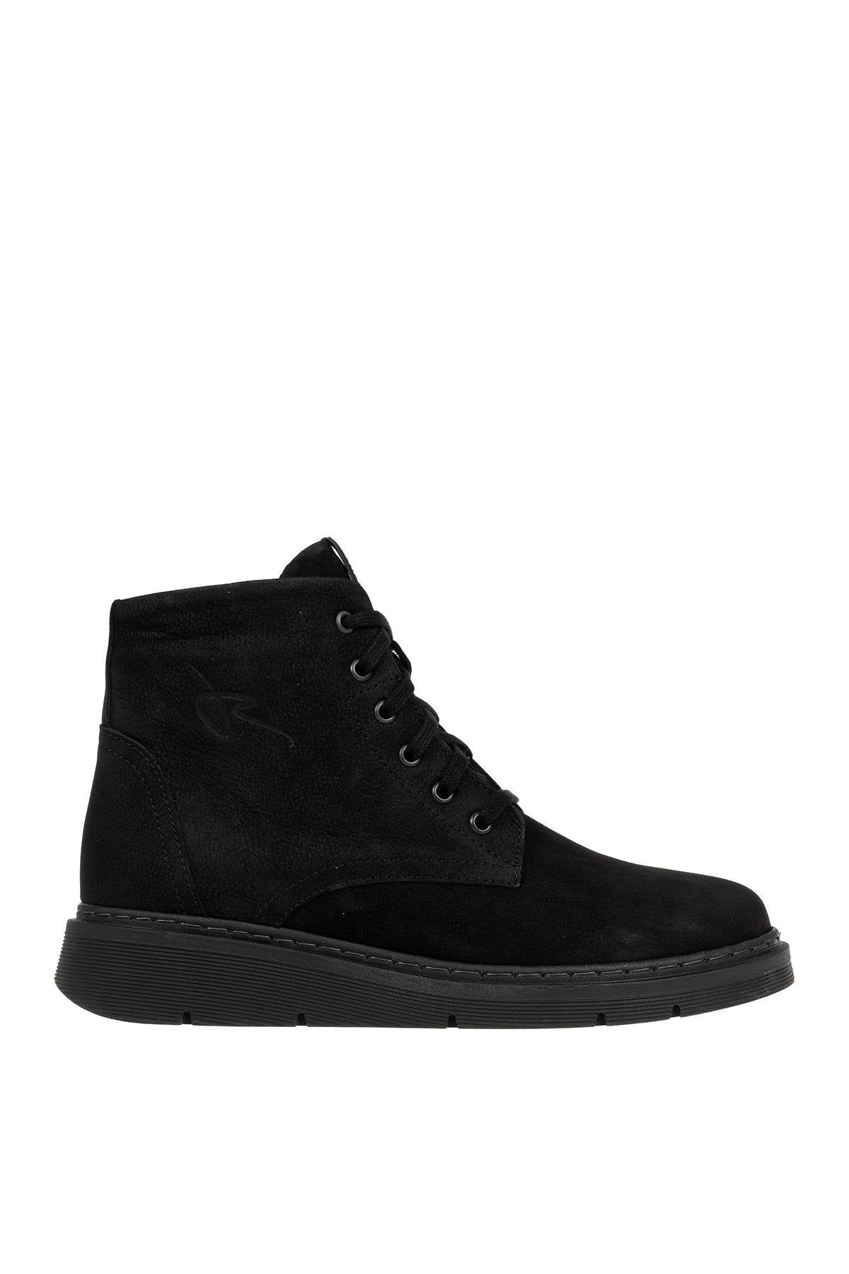 Dr.Flexer 197902 HAKİKİ DERİ KADIN COMFORT BOT NBK SİYAH