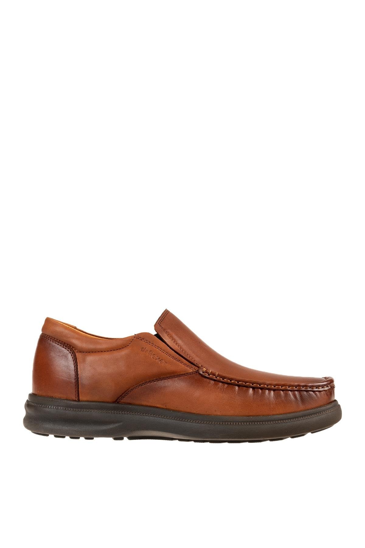 Dr.Flexer 020605 HAKİKİ DERİ ERKEK COMFORT AYAKKABI TABA