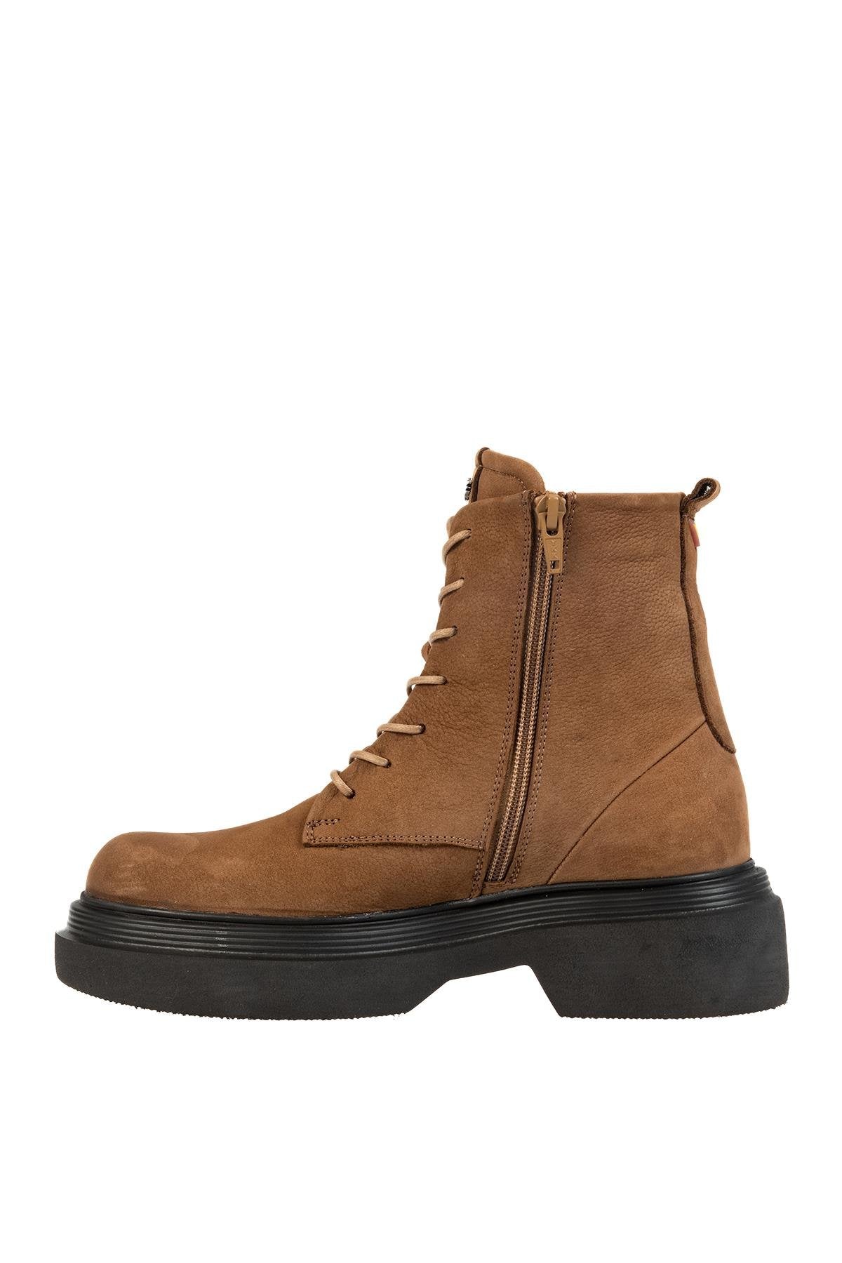 Dr.Flexer 868903 HAKİKİ DERİ KADIN COMFORT BOT NBK VİZON