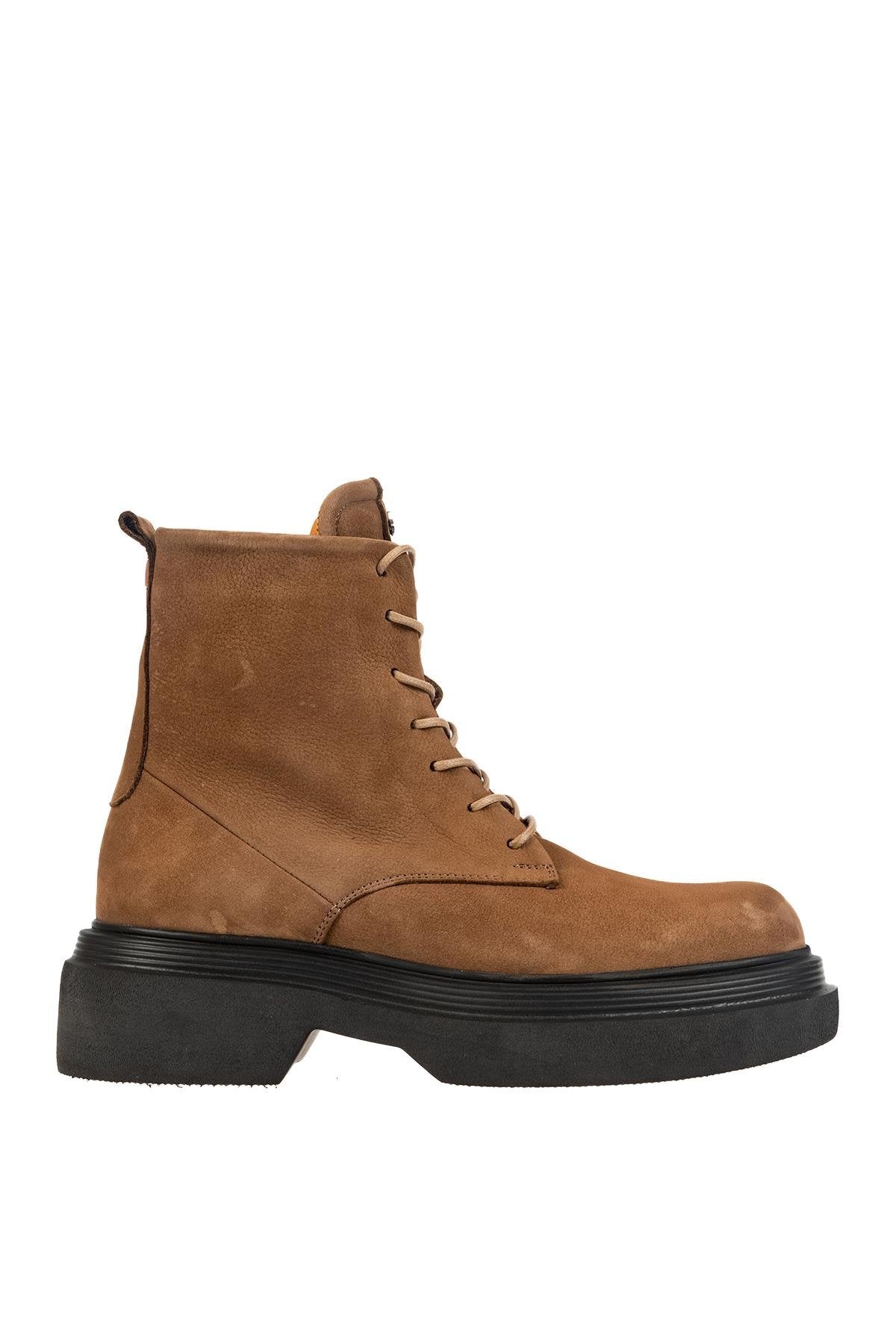 Dr.Flexer 868903 HAKİKİ DERİ KADIN COMFORT BOT NBK VİZON