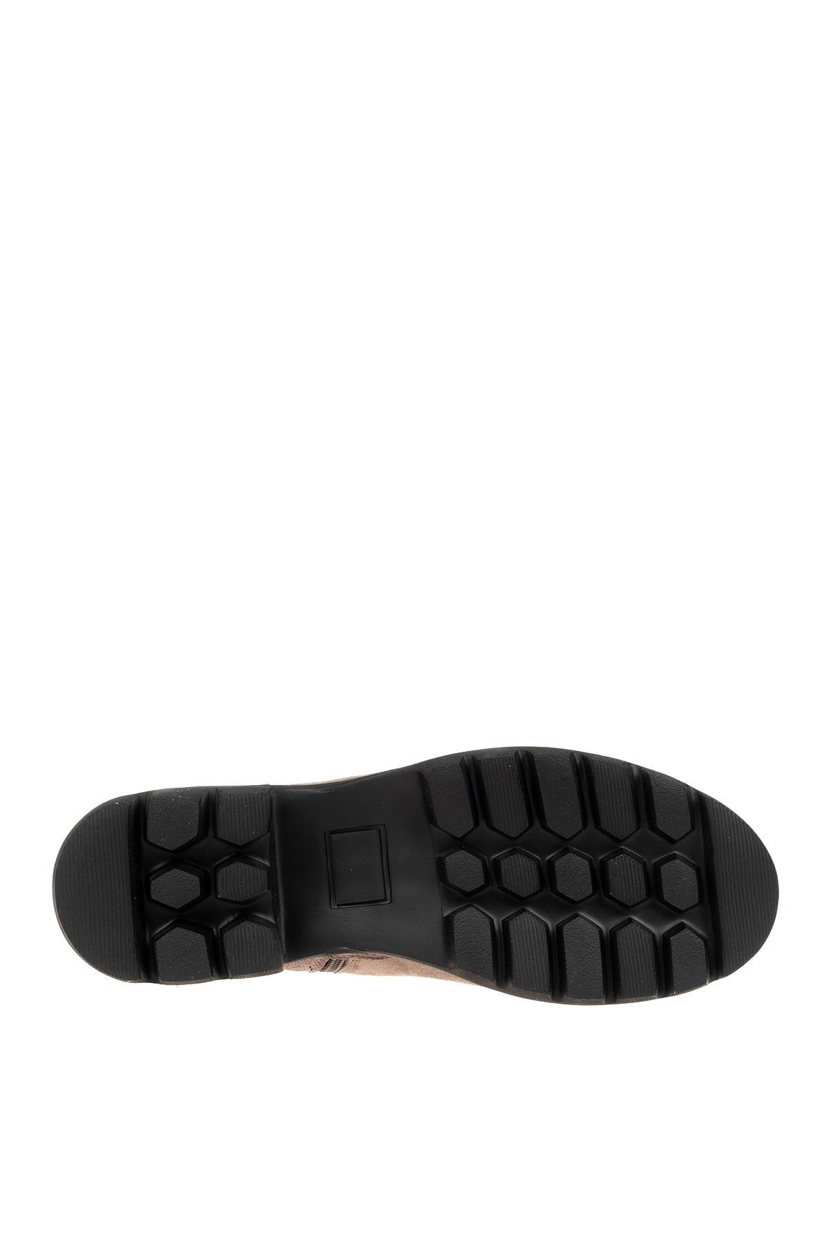 Dr.Flexer 500501 HAKİKİ DERİ KADIN COMFORT BOT SÜET TOPRAK