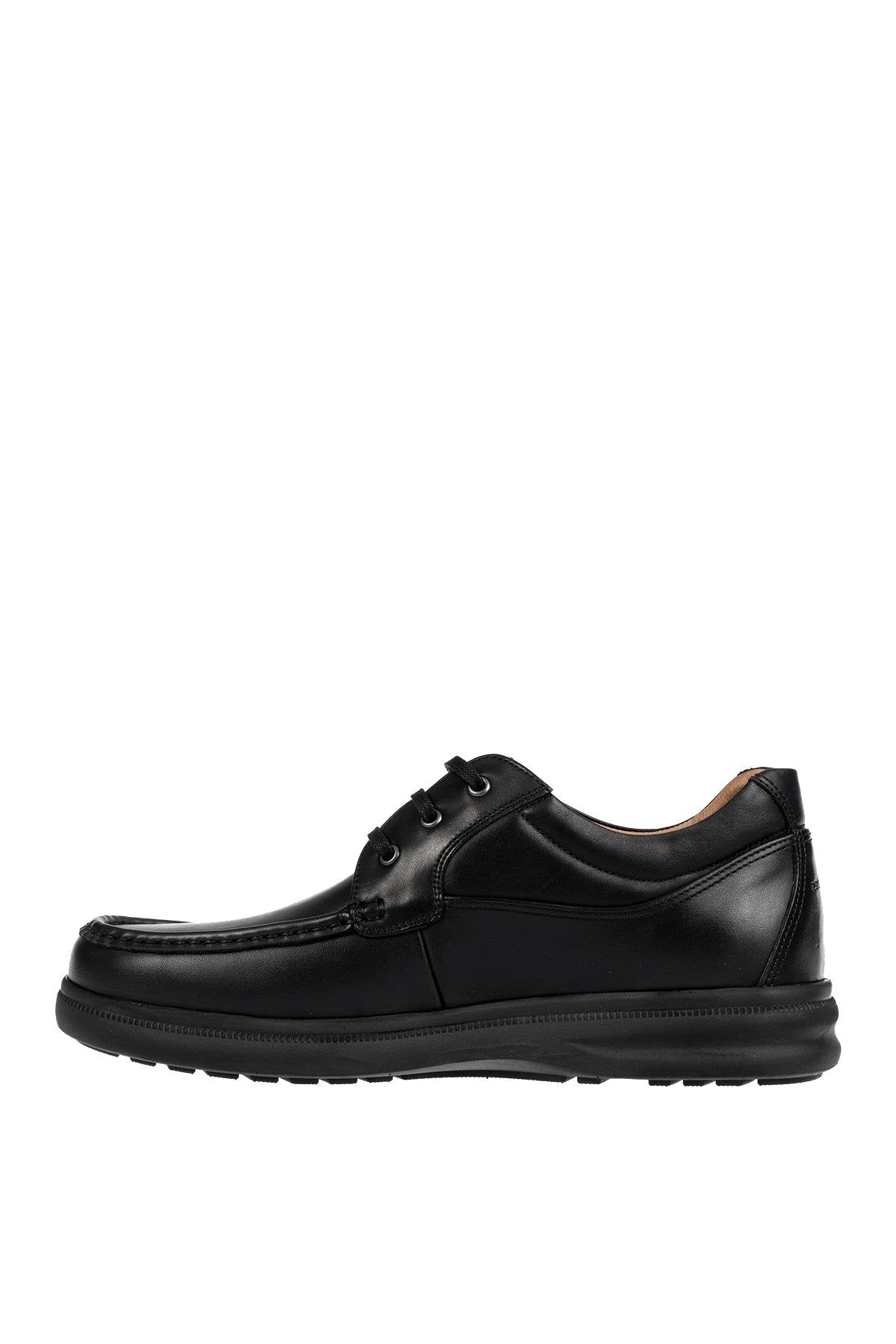Dr.Flexer 020601 HAKİKİ DERİ ERKEK COMFORT AYAKKABI SİYAH