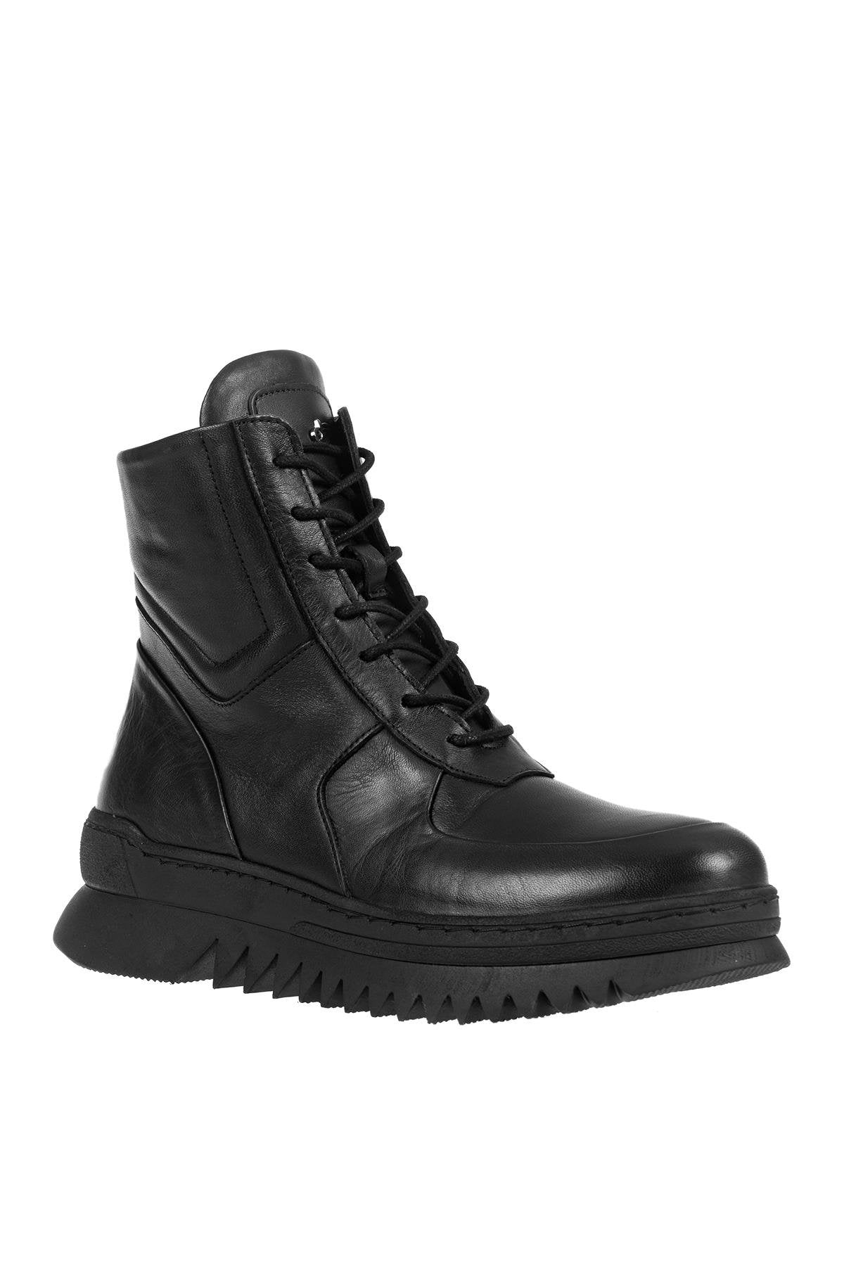 Dr.Flexer 541101 HAKİKİ DERİ KADIN COMFORT BOT SİYAH