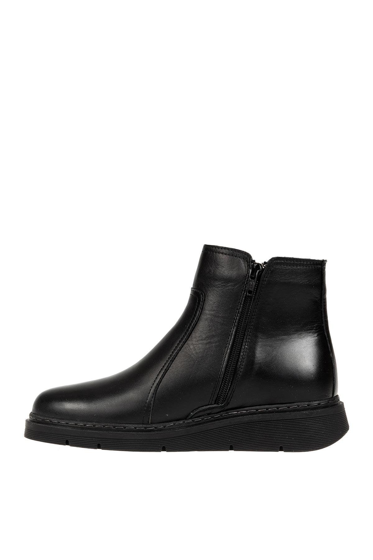 Dr.Flexer 197901 HAKİKİ DERİ KADIN COMFORT BOT SİYAH