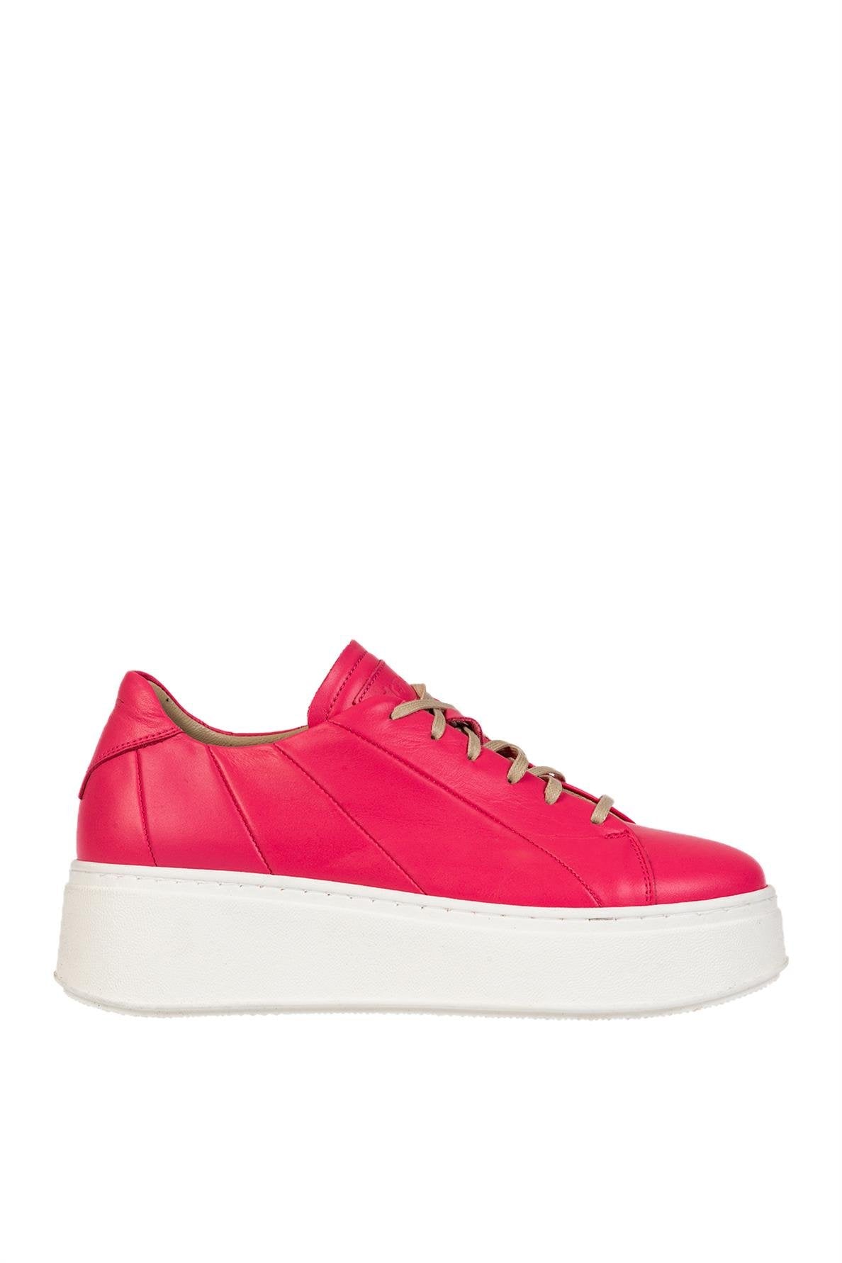 Dr.Flexer 202301 HAKİKİ DERİ KADIN COMFORT AYAKKABI PEMBE