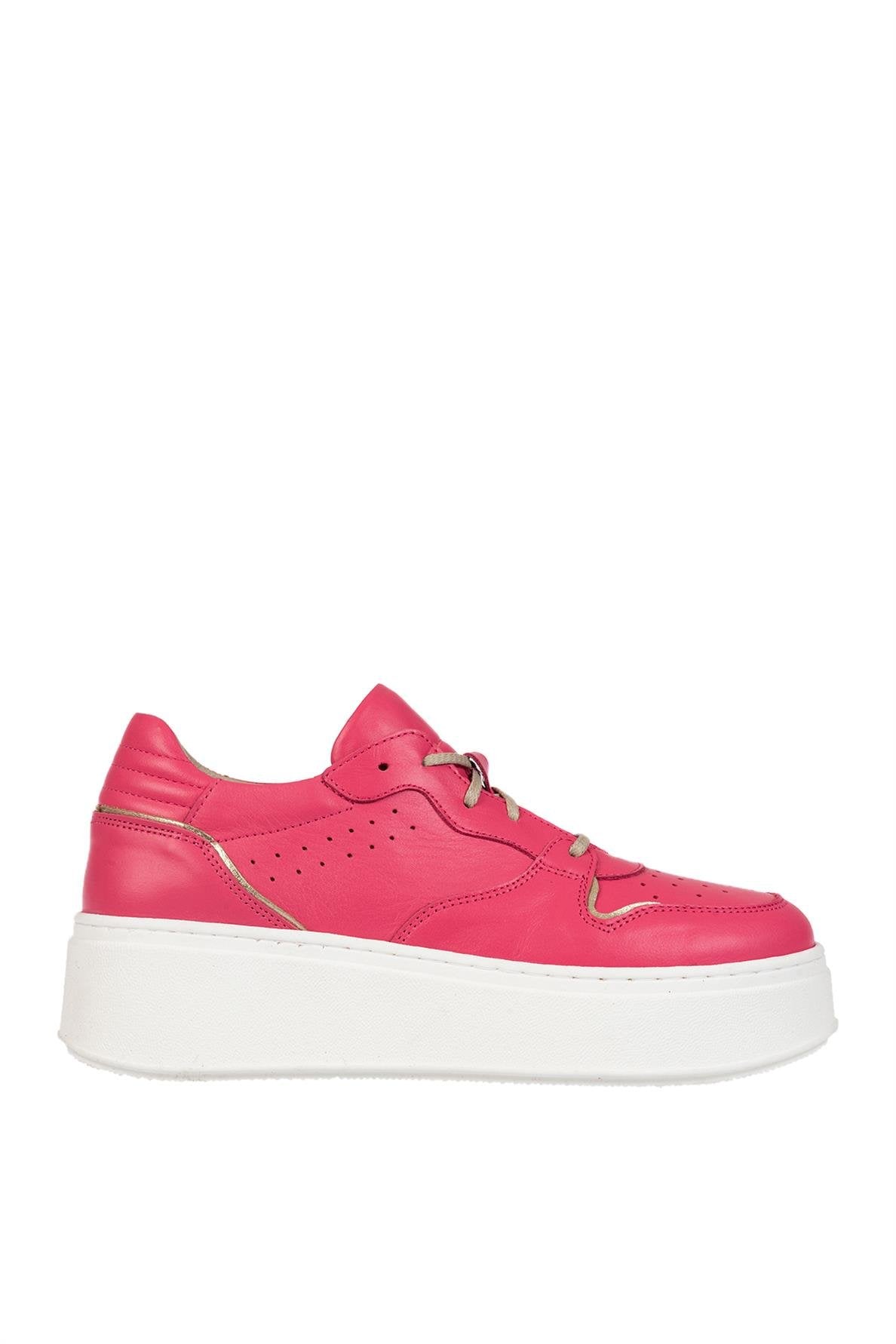 Dr.Flexer 202302 HAKİKİ DERİ KADIN COMFORT AYAKKABI PEMBE