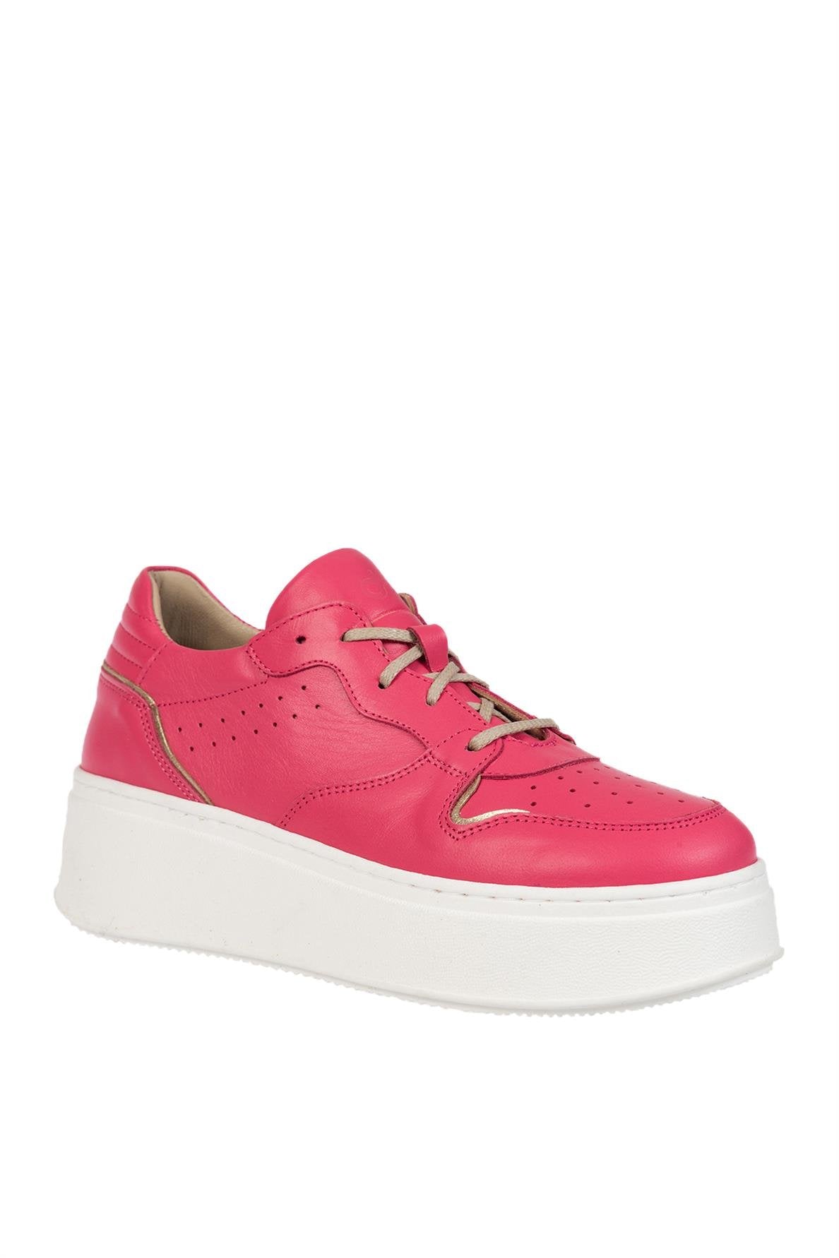 Dr.Flexer 202302 HAKİKİ DERİ KADIN COMFORT AYAKKABI PEMBE