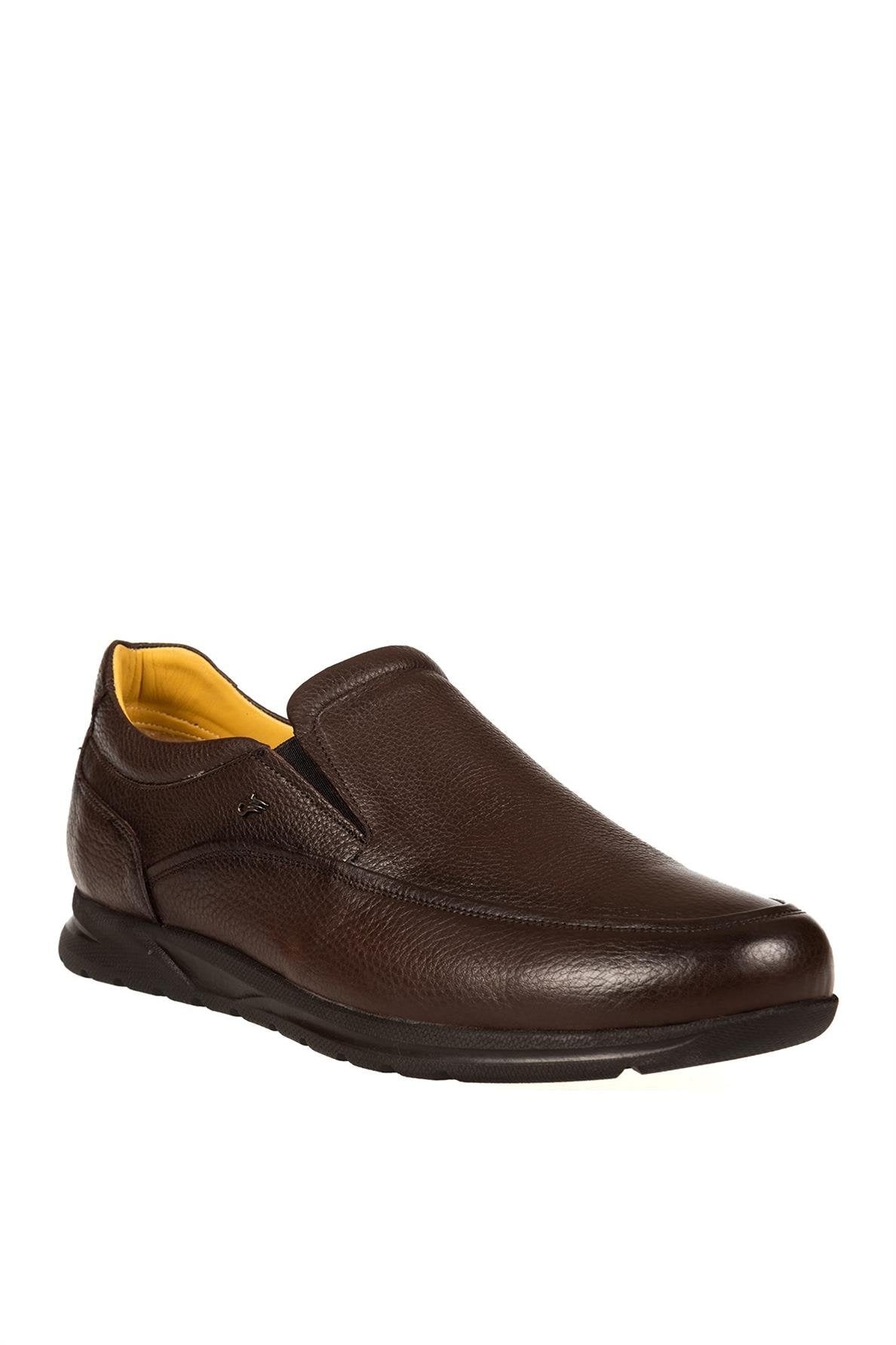 Dr.Flexer 259503 HAKİKİ DERİ ERKEK BÜYÜK NUMARA COMFORT AYAKKABI KAHVE