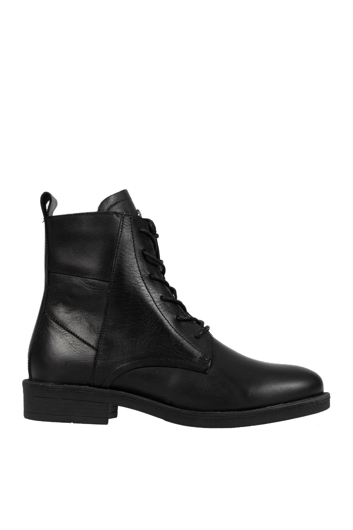 Dr.Flexer 329502 HAKİKİ DERİ KADIN COMFORT BOT SİYAH
