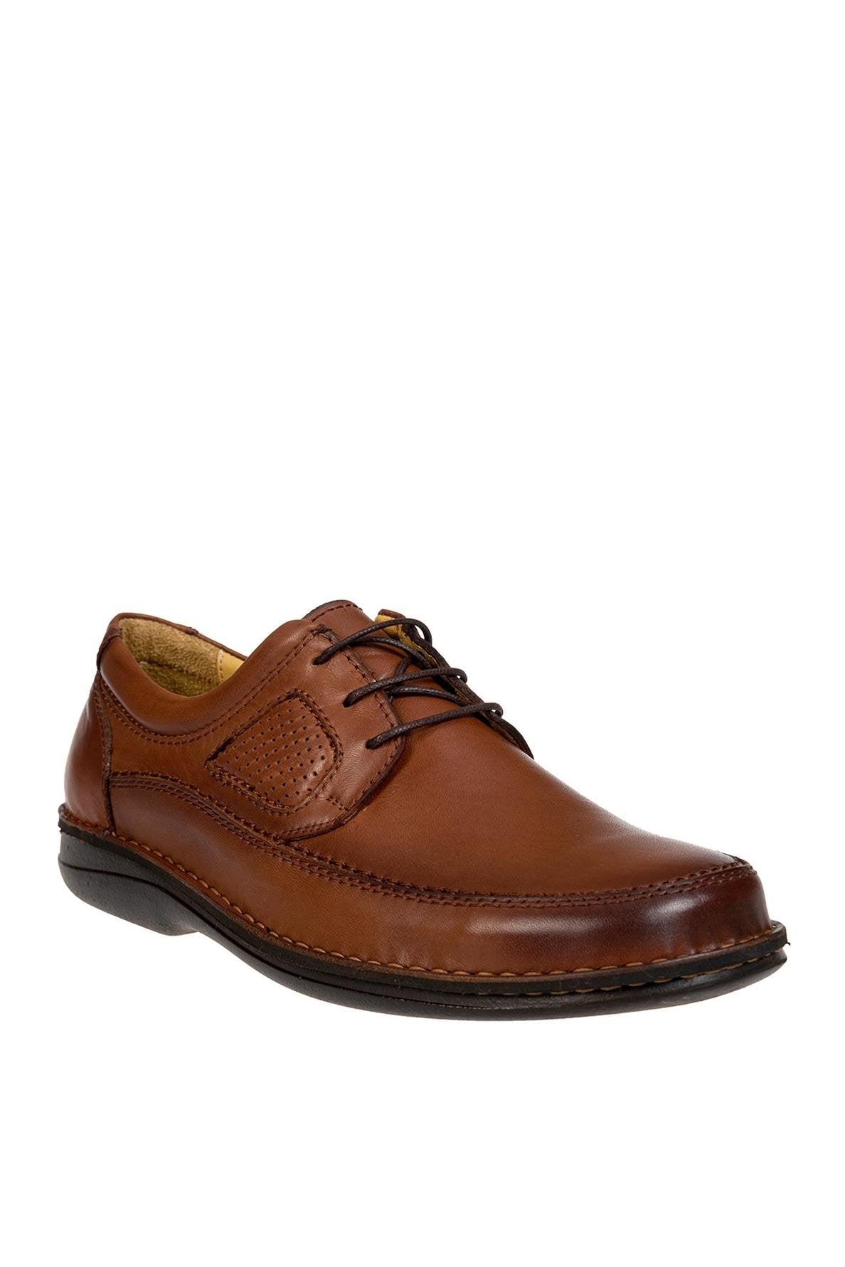 Dr.Flexer 816613 HAKİKİ DERİ ERKEK COMFORT AYAKKABI TABA