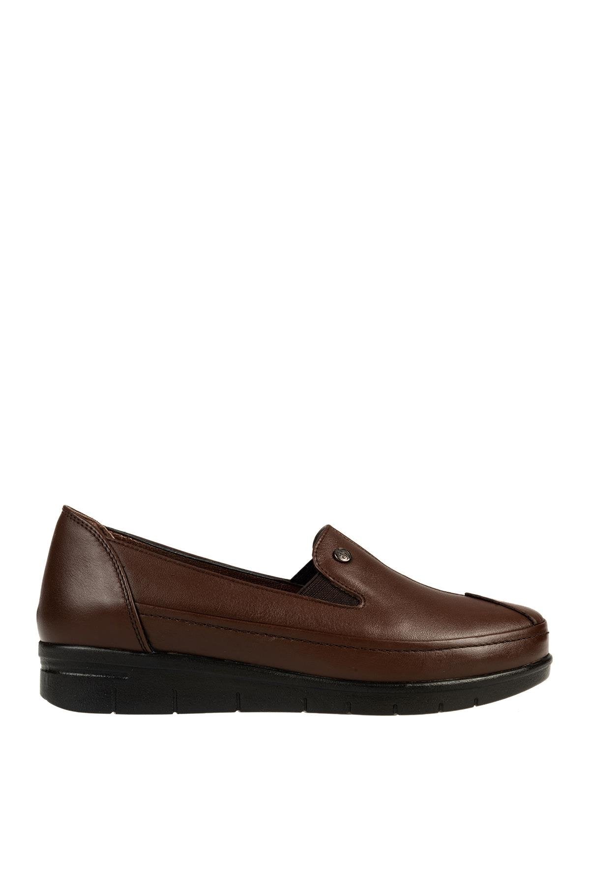 ÜÇEL 1001 KADIN COMFORT AYAKKABI KAHVE