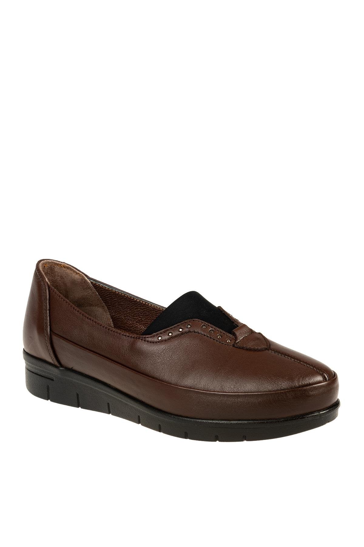 ÜÇEL 1002 KADIN COMFORT AYAKKABI KAHVE