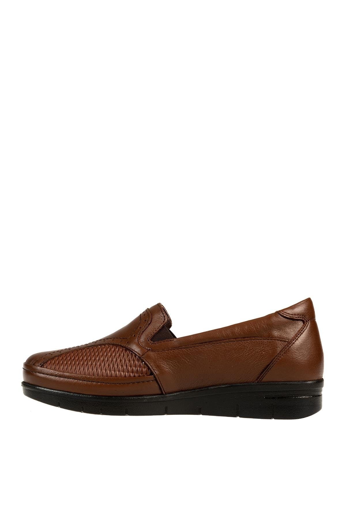 ÜÇEL 1003 KADIN COMFORT AYAKKABI TABA