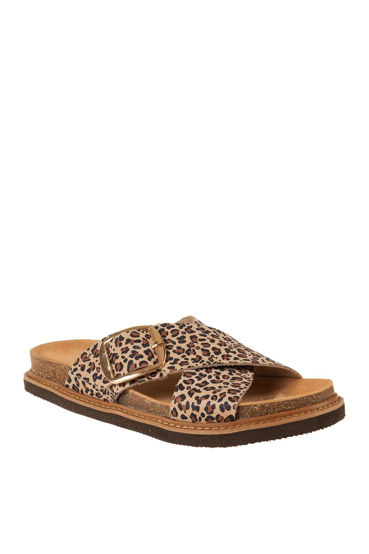 ÜÇEL 2337-1 KADIN TERLİK LEOPAR