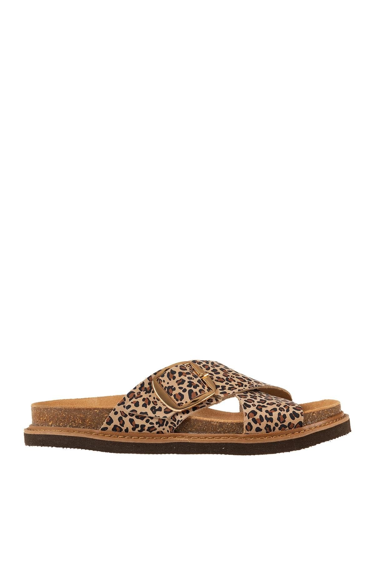 ÜÇEL 2337-1 KADIN TERLİK LEOPAR