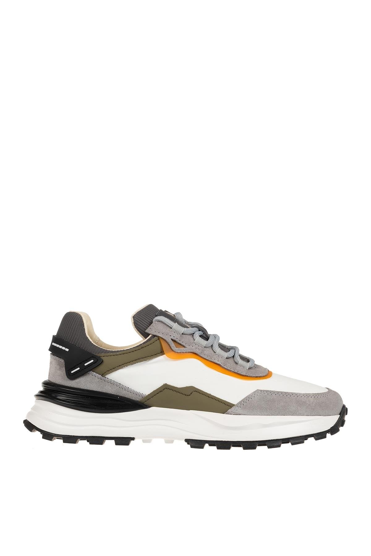 ÜÇEL 2423 HAKİKİ DERİ ERKEK SNEAKER AYAKKABI BEYAZ