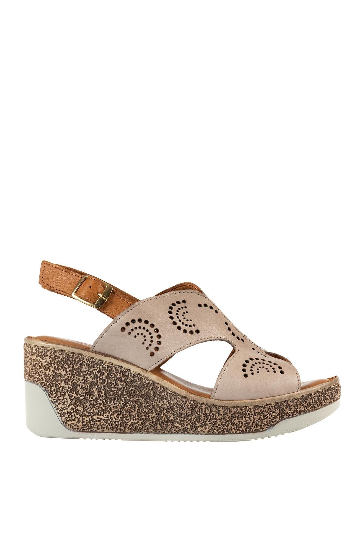 ÜÇEL 399 KADIN SANDALET SİLVER