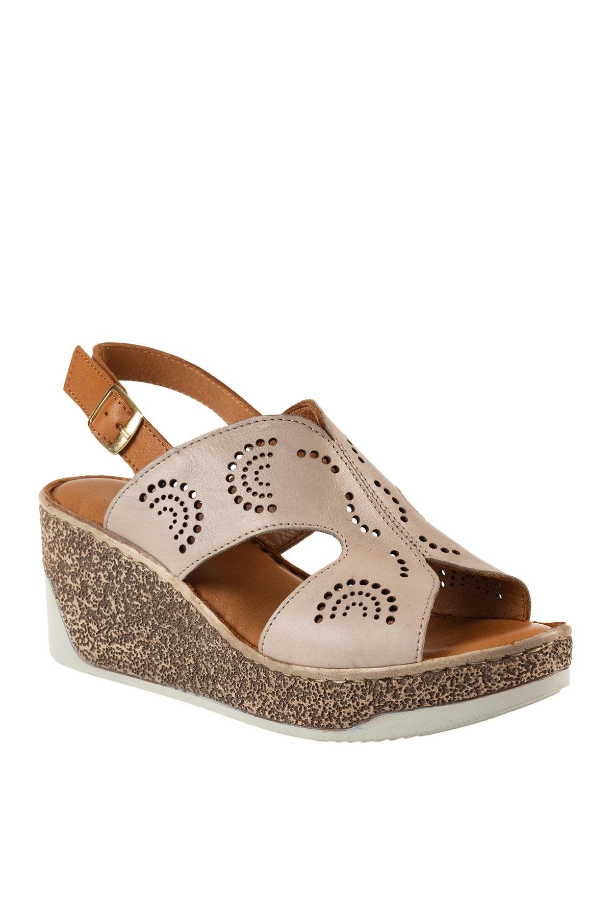 ÜÇEL 399 KADIN SANDALET SİLVER