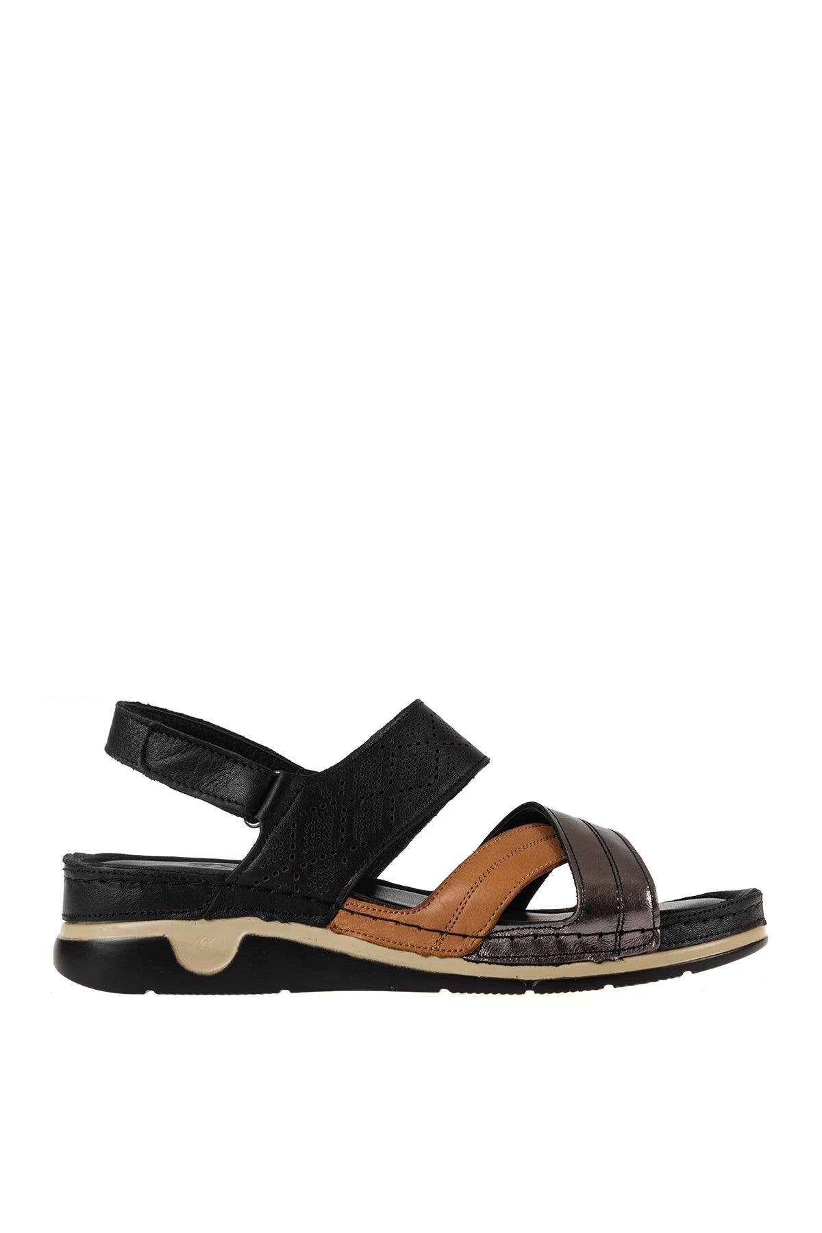 ÜÇEL M11 KADIN SANDALET SİYAH