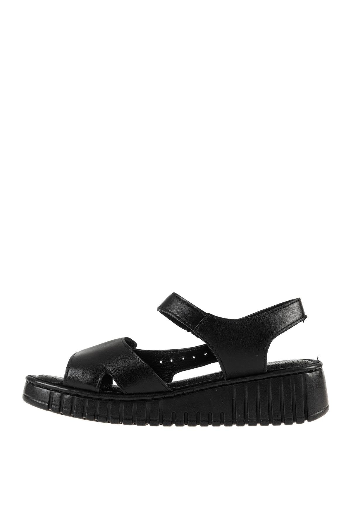 ÜÇEL S1002 KADIN SANDALET SİYAH