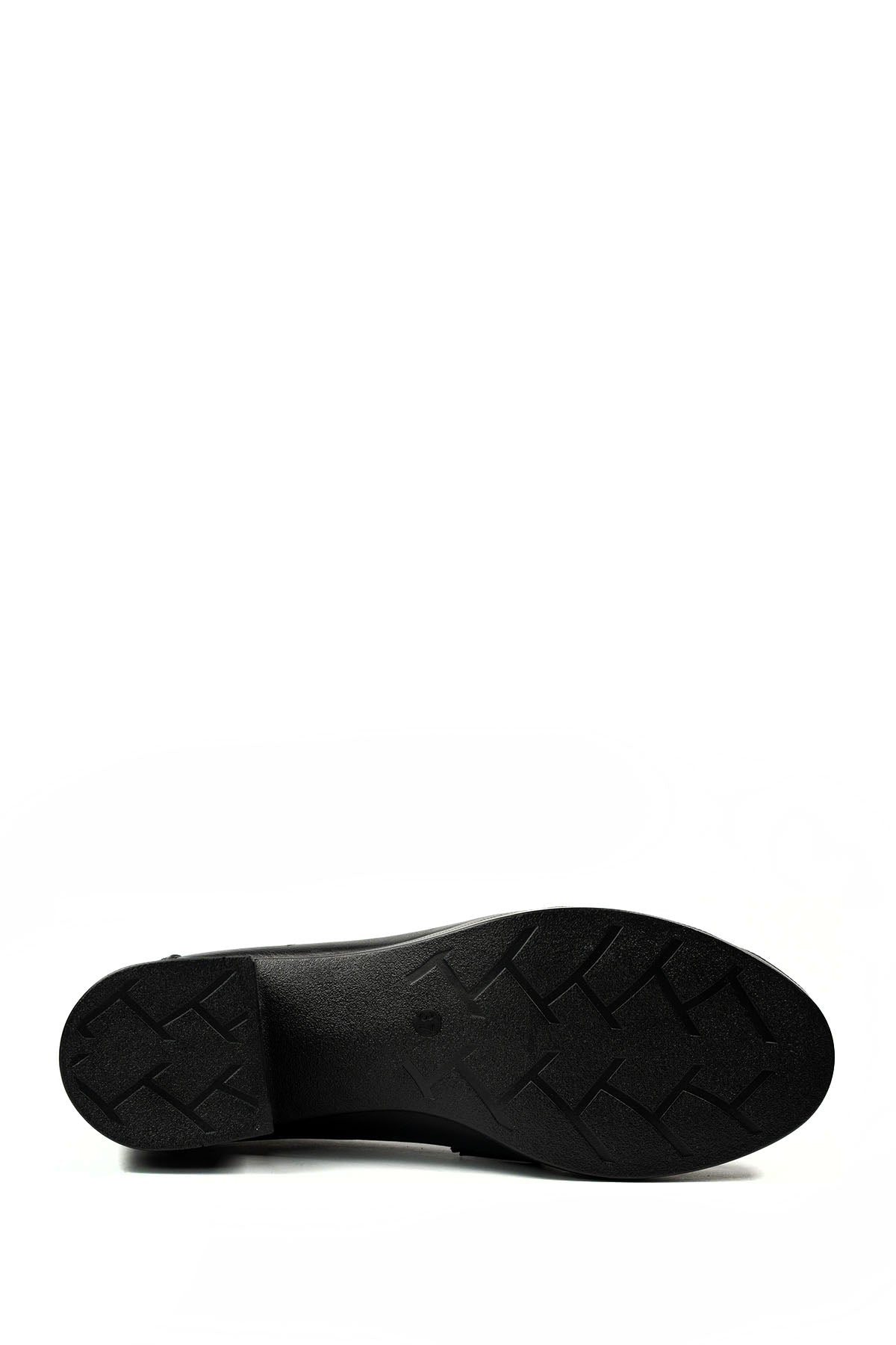 Üçel 1072 HAKİKİ DERİ KADIN AYAKKABI SİYAH