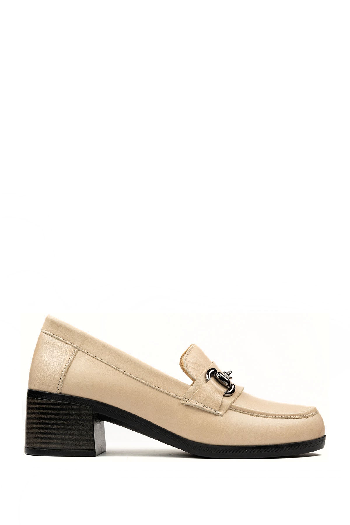 Üçel 1072 HAKİKİ DERİ KADIN AYAKKABI VİZON