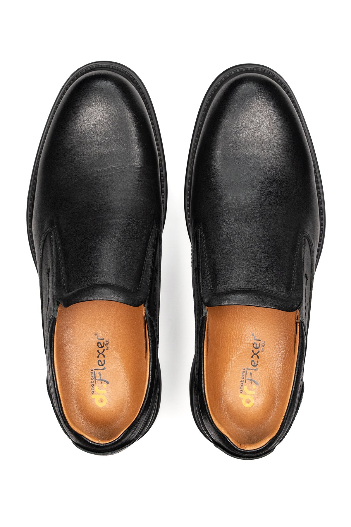 Dr.Flexer 208703 HAKİKİ DERİ ERKEK COMFORT AYAKKABI SİYAH