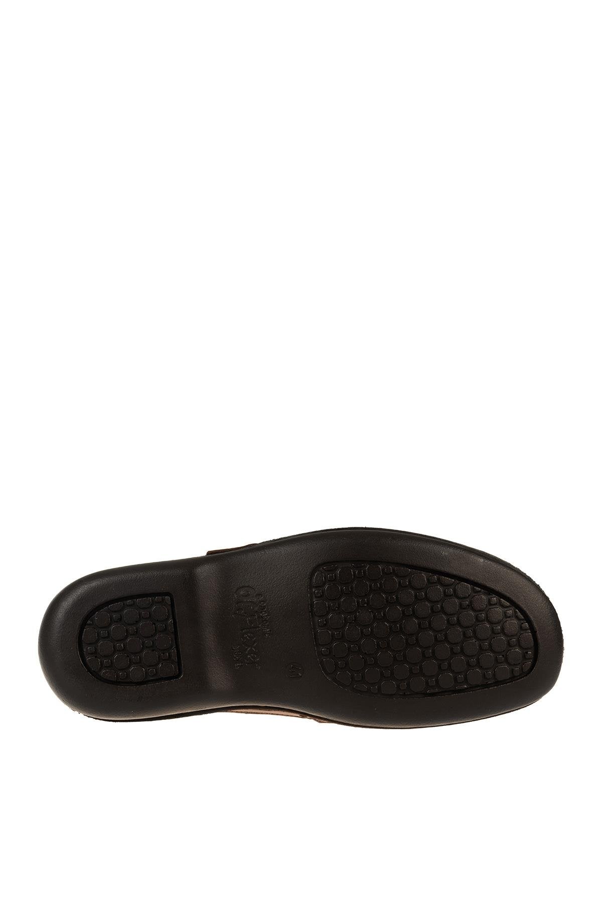 Dr.Flexer 816607 HAKİKİ DERİ ERKEK COMFORT SANDALET TABA