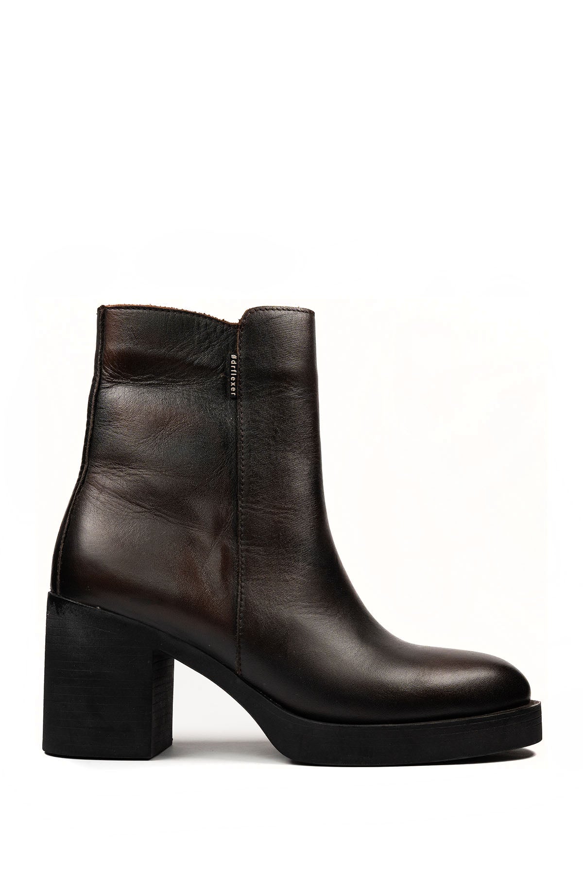 Dr.Flexer 145302 HAKİKİ DERİ KADIN COMFORT BOT KAHVE