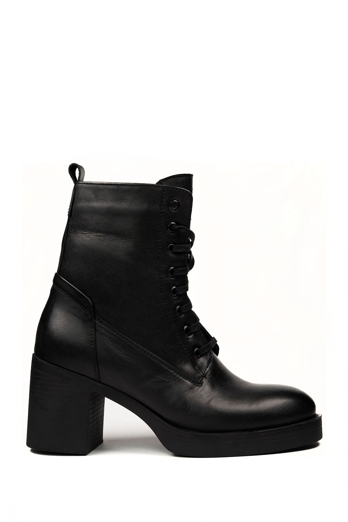 Dr.Flexer 145301 HAKİKİ DERİ KADIN COMFORT BOT SİYAH