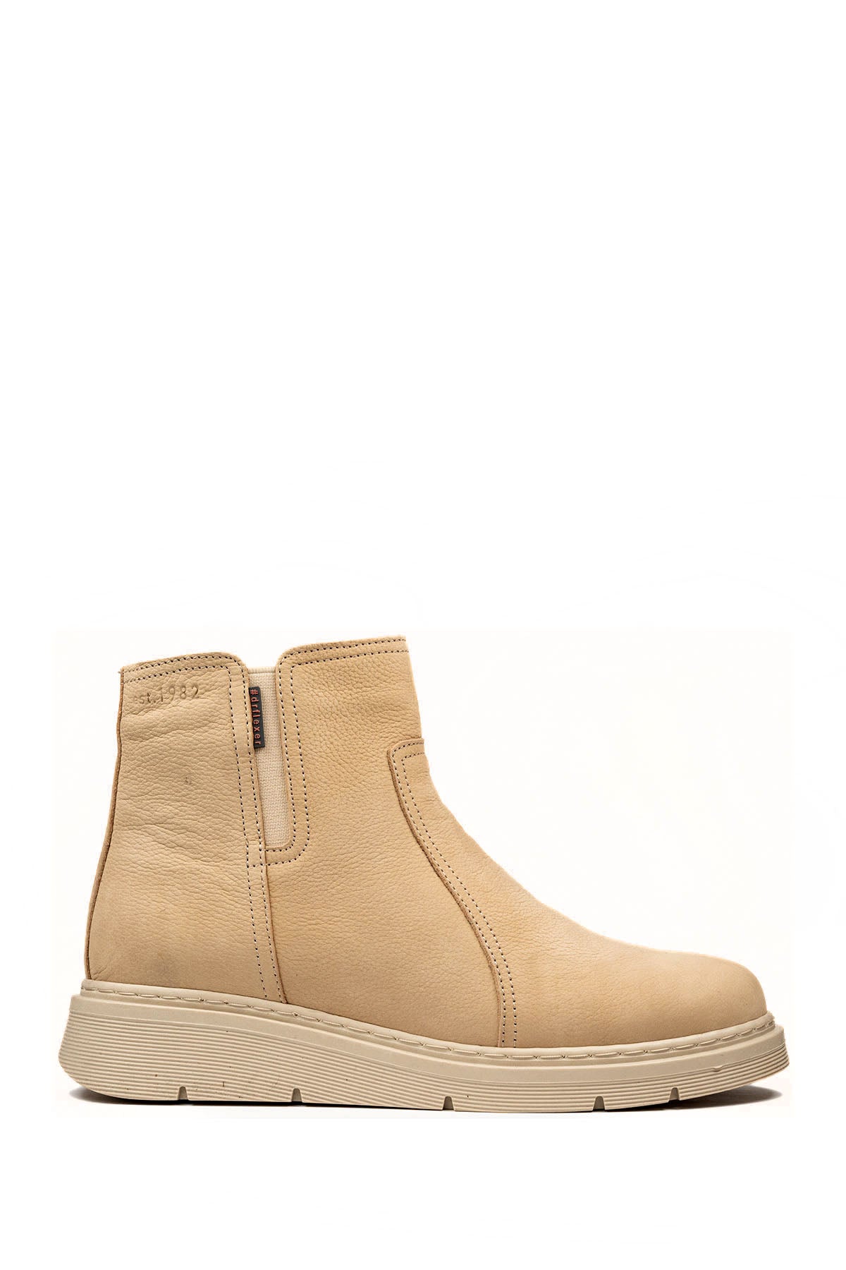 Dr.Flexer 197901 HAKİKİ DERİ KADIN COMFORT BOT NUBUK BEJ