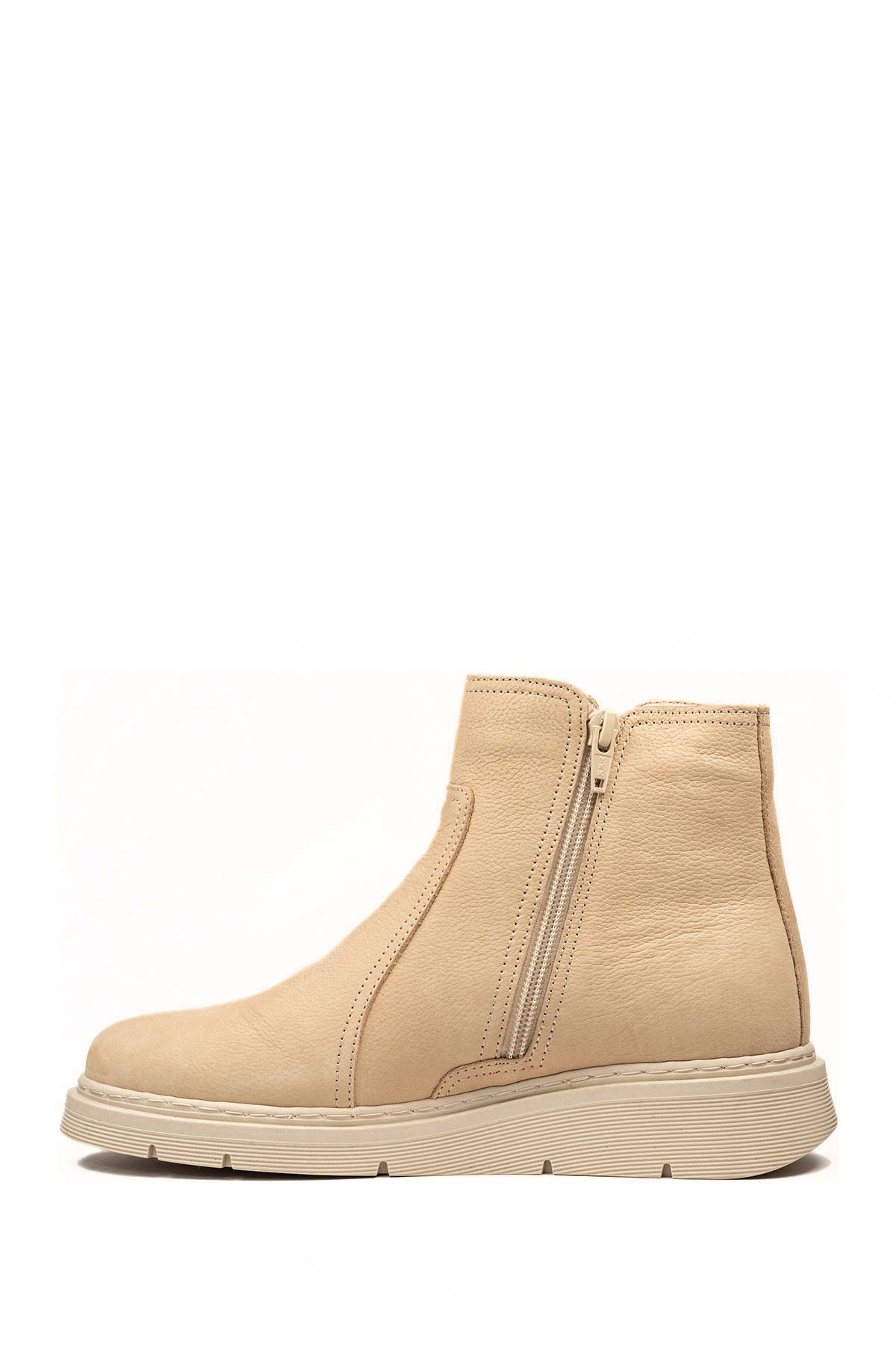 Dr.Flexer 197901 HAKİKİ DERİ KADIN COMFORT BOT NUBUK BEJ