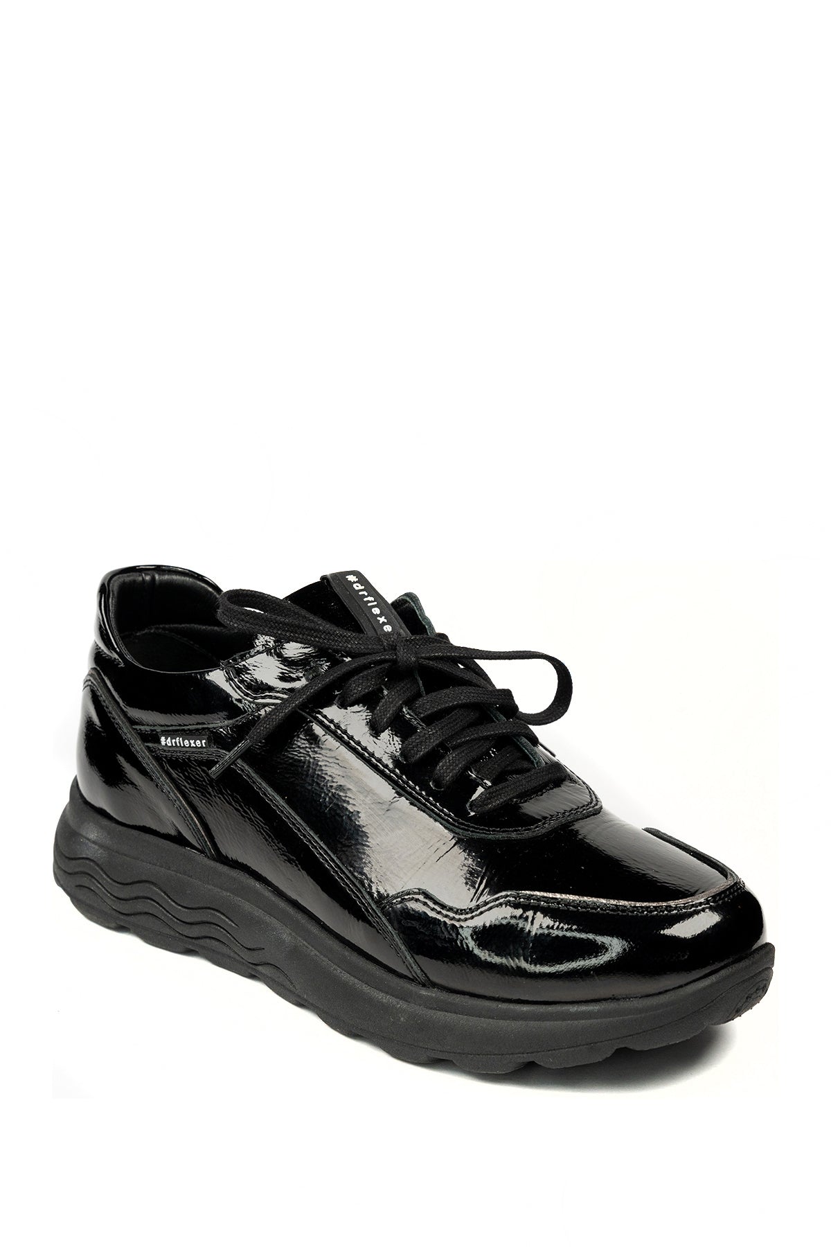 Dr.Flexer 235002 HAKİKİ DERİ COMFORT SİYAH RUGAN AYAKKABI